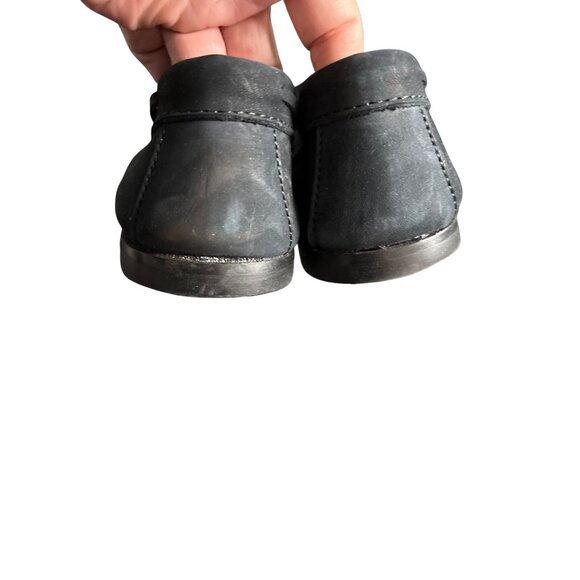 Nunn Bush Men's Black Leather Slip-On Loafer with Tassel Size 10.5 - Picture 4 of 6